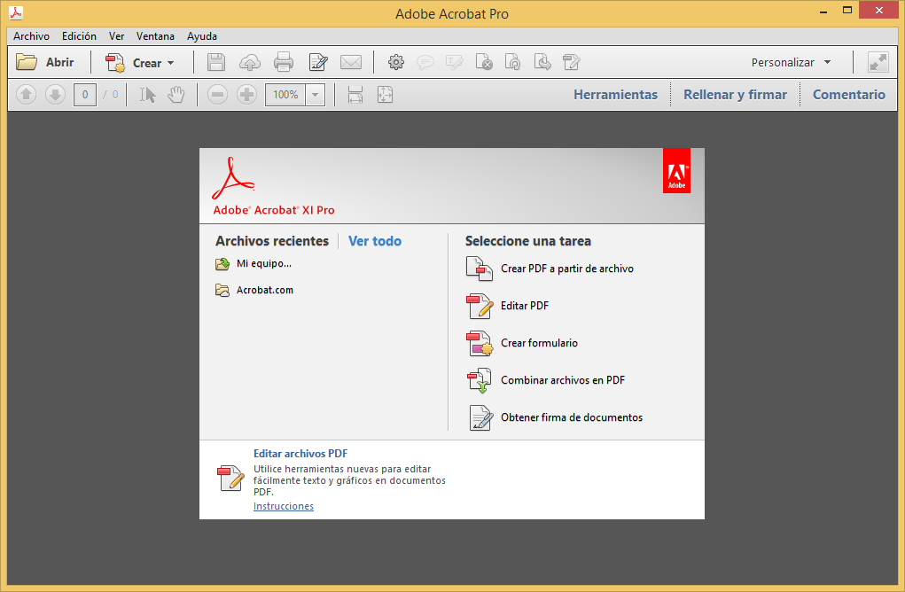 Adobe Acrobat para Mac prueba gratis